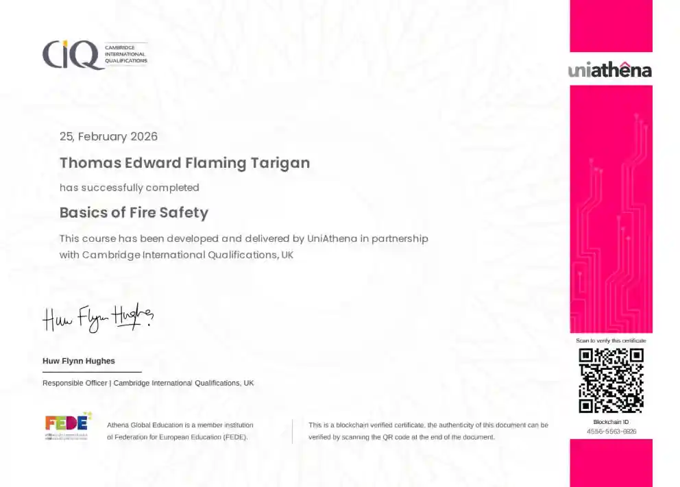 Sertifikat Basic Fire