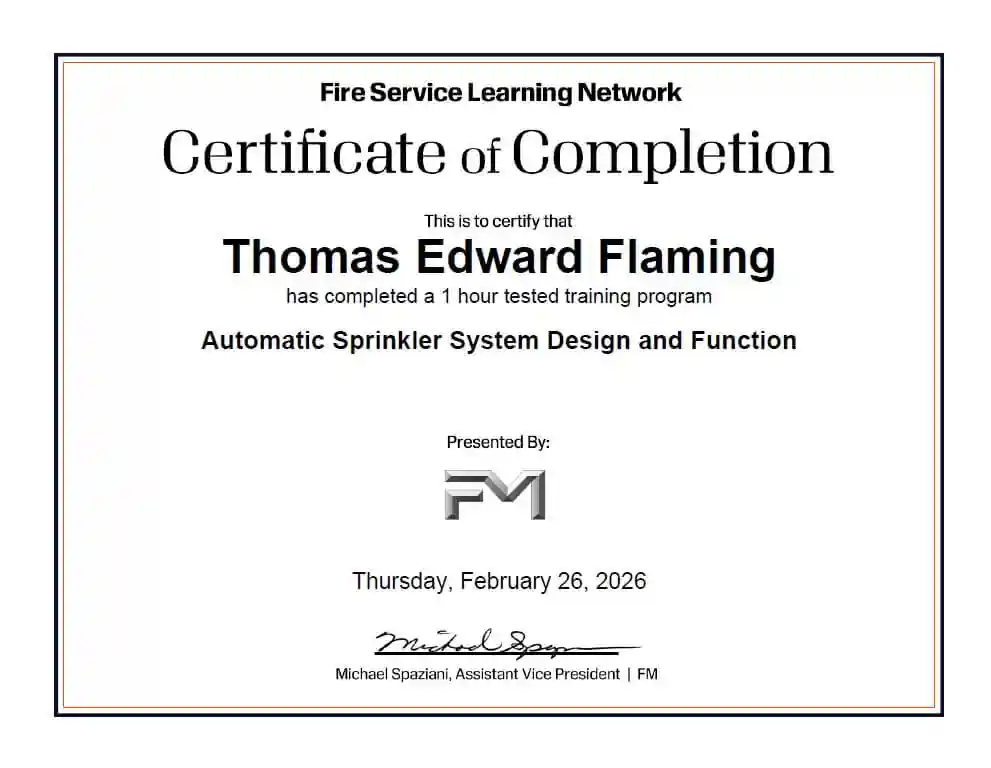 Sertifikat FM Global